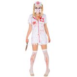 Frauenkostüm sexy Zombie Krankenschwester - XL