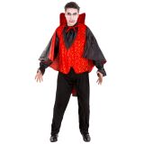 Herrenkostüm Graf Dracula - S