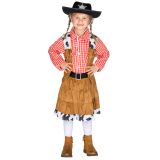 Mädchenkostüm Cowgirl Texas - 128 (8-10 Jahre)