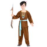 Jungenkostüm Indianer kleine Bärentatze - 128 (8-10 Jahre)