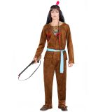 Herrenkostüm Indianer Apache kräftiger Bison - XL