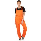 Latzhose - orange, M
