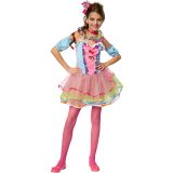 Mädchenkostüm Neon Regenbogen Girl - 164 (13-14 Jahre)