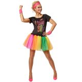 Frauenkostüm 80er Jahre Disco-Lady - S