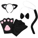 Accessoires-Set Katze - Erwachsene