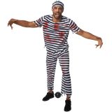 Herrenkostüm Gruseliger Zombie Sträfling - XL