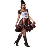 Frauenkostüm Steampunk Lady - S