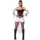 Frauenkostüm Woman-Steampunk Palastwache - S