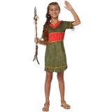 Mädchenkostüm Kleine Mohikanerin - 116 (5-6 Jahre)