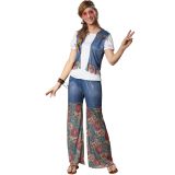 Frauenkostüm Groovy Flower Girl - XL