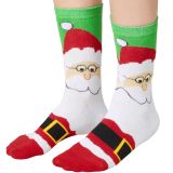 Weihnachtssocken mit Weihnachtsmann-Motiv - 43-46