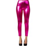 Metallic-Leggings - pink, S