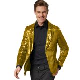 Pailletten-Jackett Herren - gold, M