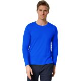 Langarm-Shirt Männer - blau, S