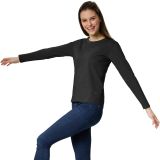 Langarm-Shirt Frauen - schwarz, XXL