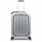 Piquadro Relyght Plus Kabinen-Hartschalencomputertrolley mit 4-Rollen Grau/Grün