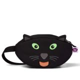 Affenzahn kleine Tasche  Schwarzer Panther  Bauchtasche schwarz