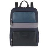 Piquadro Michael Kleiner Rucksack mit Laptopfach 11  blu