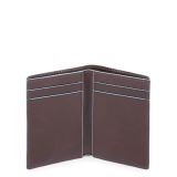 Piquadro Blue Square Kreditkartenhalter mahagonibraun
