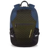 Piquadro PQ-Y Laptoprucksack mit zwei Fächern, 14  und Diebstahlsicherung blue/lime