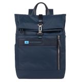 Piquadro PQ-Bios Roll Top Laptoprucksack 15,6  Ultramarinblau