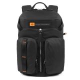 Piquadro PQ-Bios Laptoprucksack 14 , mit zwei Fronttaschen schwarz