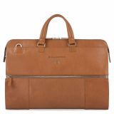 Piquadro MAMORE&#039  Umwandelbare Kurzgriff-Laptoptasche mit iPad®Air/Pro 9,7- Fach cuoio tabacco