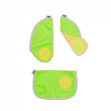 ergobag Schulzubehör Zip-Set FLUO, 3-tlg. ab 2019 Grün