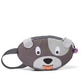 Affenzahn kleine Tasche  Hund  Bauchtasche Grau