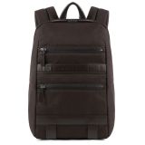 Piquadro Ross Laptop-Rucksack 11  mit Antistoß-Schutz marone
