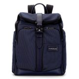 SCHARLAU First Class Vin Fiz Flyer Backpack mit 15,6  Laptopfach Navy Blue