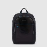 Piquadro Blue Square Kleiner Laptoprucksack 14  mit iPad®-Fach Schwarz
