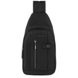 Piquadro Brief Querträgertasche schwarz