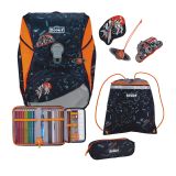 Scout Alpha Schulranzen-Set 4-teilig DIN Space Data