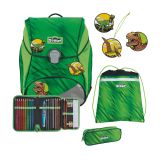 Scout Alpha Schulranzen-Set 4-teilig DIN Dino Rex