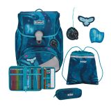 Scout Alpha Exklusiv LED Schulranzen-Set 4-teilig Heaven