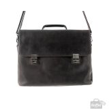Harold&#039 s Leather Gentleman Aktentasche L Braun