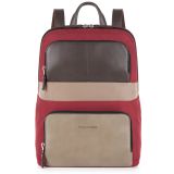 Piquadro Michael Kleiner Rucksack mit Laptopfach 11  bordeaux