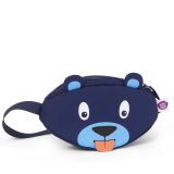 Affenzahn kleine Tasche  Bär  Bauchtasche Blau
