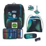 Scout Genius Set Movie Star, Schulranzen-Set 5-teilig Blue Pixel