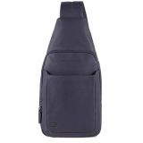 Piquadro Black Square Querträgertasche mit iPad®Air-iPad®Pro 9.7/iPad 11 -Fach oceanblau