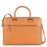 Piquadro Pike Kurzgrifflaptoptasche mit iPad® -Fach Senfgelb
