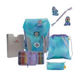 DerDieDas ErgoFlex MAX Exklusiv  LED  Schulrucksack-Set 5-teilig mit Sportbeutel Active