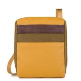 Piquadro Orinoco Organisierte Umhängetasche mit iPad®Air/Pro 9,7-Fach mustard