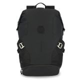 Piquadro PQ-Modular Laptoprucksack 15,6  aus rezykliertem antiviralen Stoff Schwarz