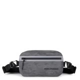 Piquadro PQ-Modular Gürteltasche aus rezykliertem antiviralen Stoff Camo Grigio