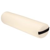 Massage Vollrolle aus Kunstleder - beige