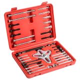 Universal Lenkradabzieher Set 46-tlg. - rot
