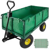 Bollerwagen mit Ablage max. 550kg - grün