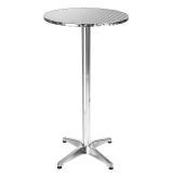 Aluminium Bistrotisch Ø60cm höhenverstellbar - 5,8 cm